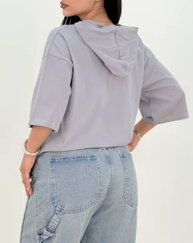 تیشرت کلاهدار گیتا(38)کد:5545