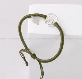 دستبند نقره طبیعت