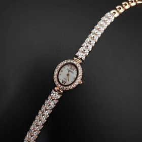 ساعت مچی زنانه چنل Chanel رنگ ثابت استیل316 با موتور کوارتز ژاپن کد 5 (رزگلد)