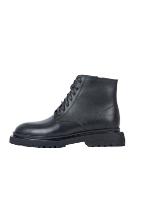 نیم بوت چرم زنانه مدل WS1089