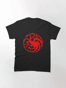تیشرت house of the dragon طرح Red Dragon Classic T-Shirt کد 195929