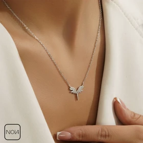 گردنبند نقره فرشته کد 2512125