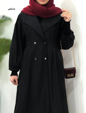 بارانی بلند ضد آب سمن