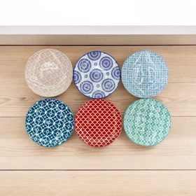 پیش دستی رنگی طرح دار دنی هوم