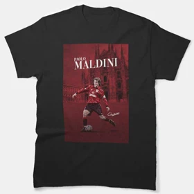 تیشرت لانگ ورزشی آ.ث میلان | تیشرت لانگ Ac milan طرح Paolo Maldini کد 146326
