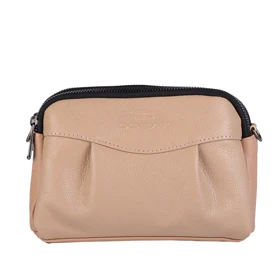 کیف دوشی چرم زنانه 707 (کرم)