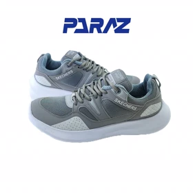 کفش اسپرت و روزمره مردانه برند اسکچرز Skechers مدل کوانتوم طوسی کد 467