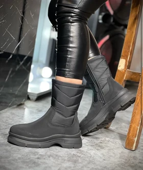 نیم بوت دخترانه کاپشنی