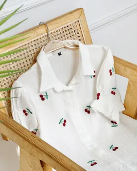 شومیز آلبالویی 18299