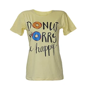 تیشرت زنانه ویسکوز طرح دونات