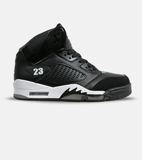 کتانی ساق‌دار زنانه و مردانه مشکی Nike air jordan 5 مدل 6476