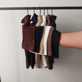 بلوز نیم زیپ جلو هلالی