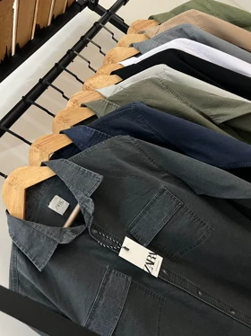 پیراهن کتان دوجیب 2639