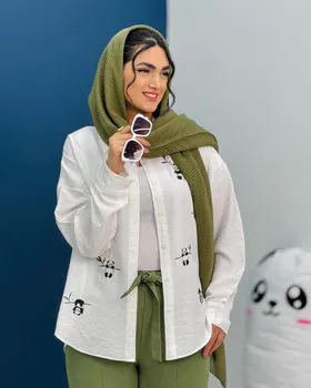 شومیز گلدوزی پاندا