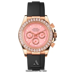 ساعت دیتونا صفحه صورتی Rolex Cosmograph Daytona 40PD