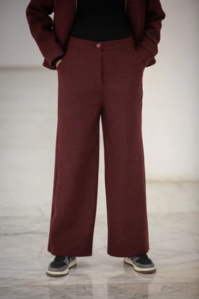 شلوار فوتر تایسیز 2 (زرشکی)
