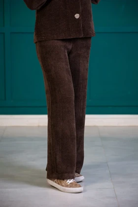 شلوار بیسکوییتی کمرگان