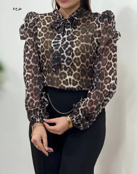 شومیز حریر مجلسی مهلا 4934