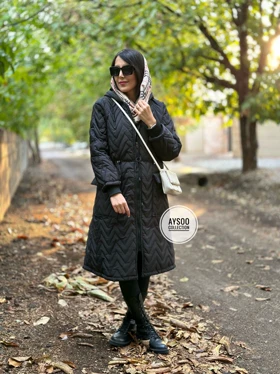 کاپشن بلند مشکی