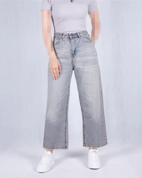 شلوار جین دخترونه رگولار THREE JEANS 19007