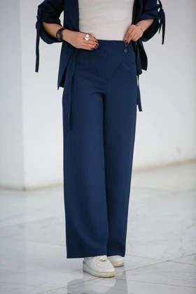 شلوار زنانه استریپ نقاب کج