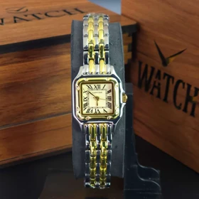 ساعت مچی زنانه کارتیر CARTIER با موتور ژاپنی سایز یک