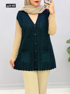 ژیله جلودکمه بافت لیبرا کد 225604 (کله غازی)