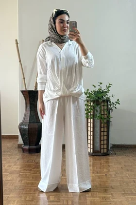 شومیز شلوار ضربدری