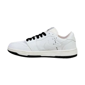 کتانی مردانه اسپرت مدل نایک تراویس NIKE رنگ سفید کد 51385