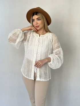 شومیز منگوله‌دار کد 1126