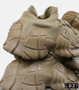 کفش کتانی مردانه کرم BALENCIAGA مدل 7491