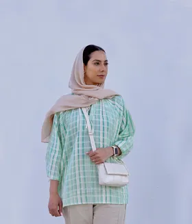 شومیز چهارخونه میشا