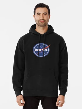 هودی طرح nasa ناسا Embroidered