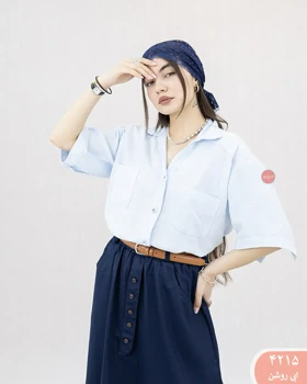 شومیز لینن ملین 4215