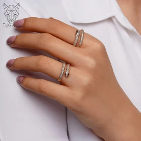 انگشتر مار نگین‌دار بولگاری ژوپینگ