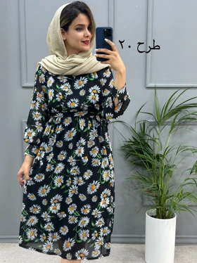 پیراهن حریر میدی 323