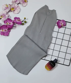 تاپ بافت اشکی کد 40178 (طوسی روشن)