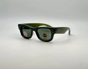 عینک آفتابی زنانه مردانه ری‌بن ویفر پافر Ray-Ban Wayfarer Puffer با طراحی لوکس وجدید (سبز)
