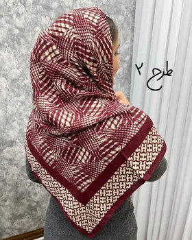 روسری نخی طرحدار 4004