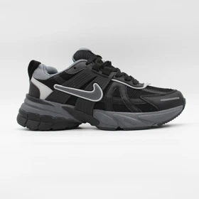 کتانی نایک V2K مشکی طوسی زنانه کد 6869