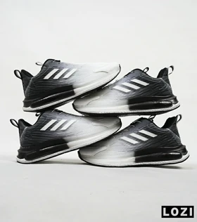 کفش کتانی مردانه مشکی سفید ADIDAS Solar disk V2