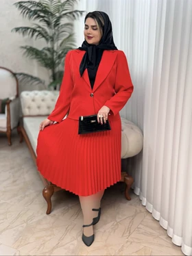 ست کت دامن بهارک 2804