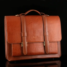 کیف اداری مردانه چرم یلسان مدل آرات کد 069-PRM