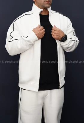 ست مردانه سویشرت شلوار گرم دارکد20000045