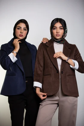 پالتو کت جناقی پشت چاک