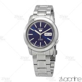 ساعت سیکو 5 اصل مردانه نقره ای صفحه سرمه ای اتوماتیک 104166