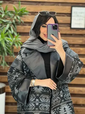 پالتو ترکیبی طرح سنتی