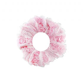 کش مو دخترانه مدل گل پشمی