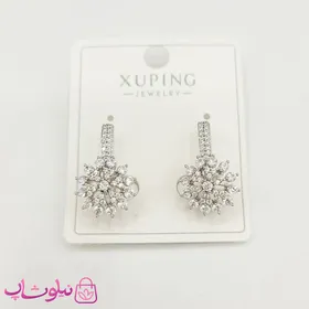 گوشواره آویز ژوپینگ مدل دانه برف