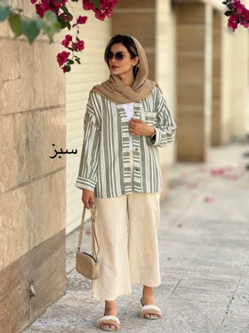 مانتو راه راه مراکشی